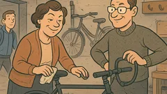 Witz: Ist das dein Fahrrad, oder unseres?