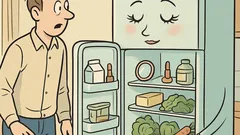 Witz: Mein Kühlschrank ist ein Mädchen – keine Eier