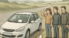 Witz: Opel Astra, 728 km – Treffpunkt A7